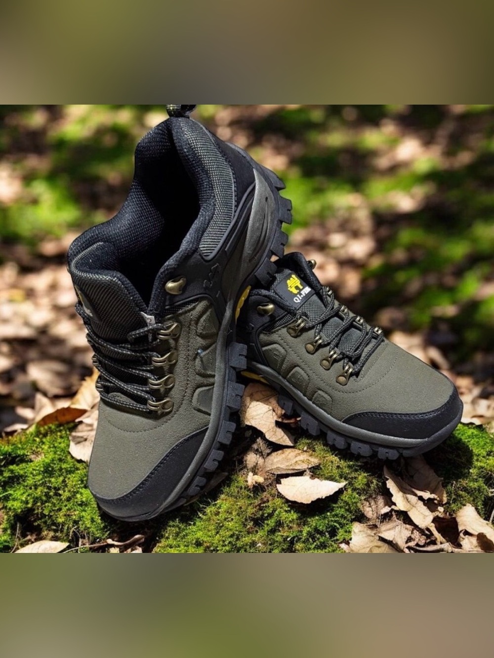 Camel Men’s Trail Shoes in Olive Green & Black (New, No Box) M 9.5/10 W 11.5/12